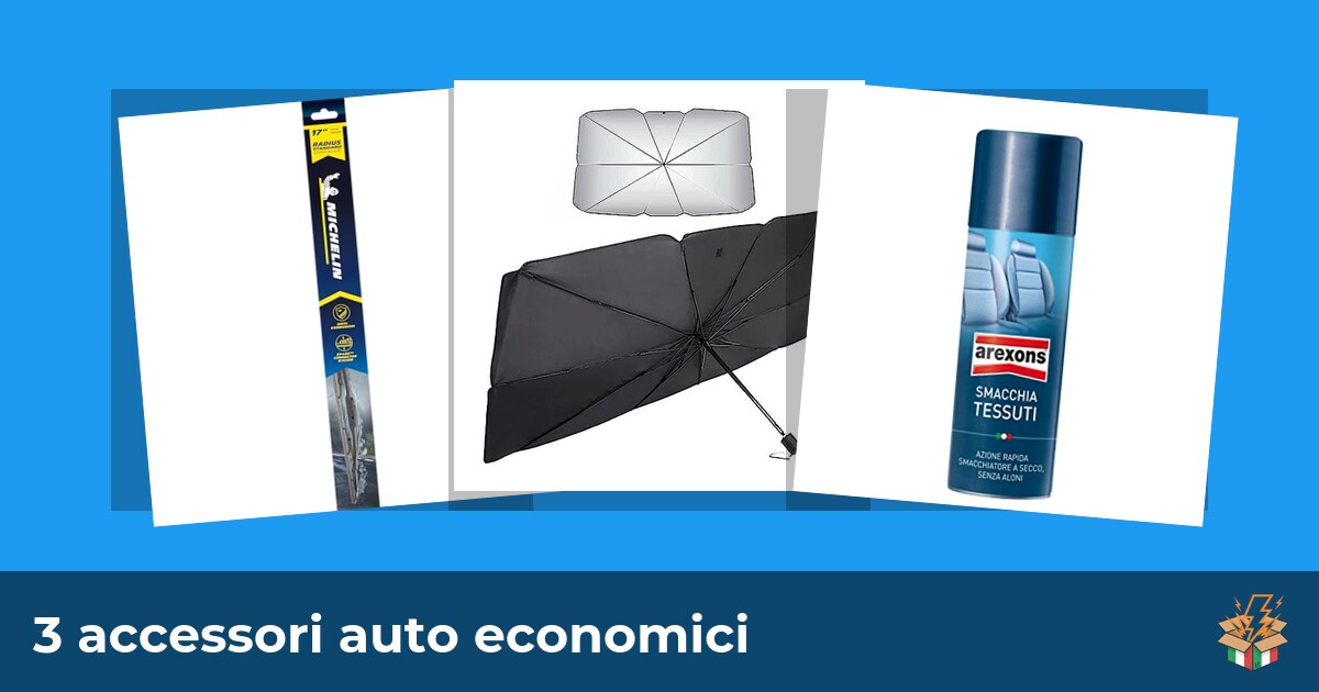 3 accessori auto economici