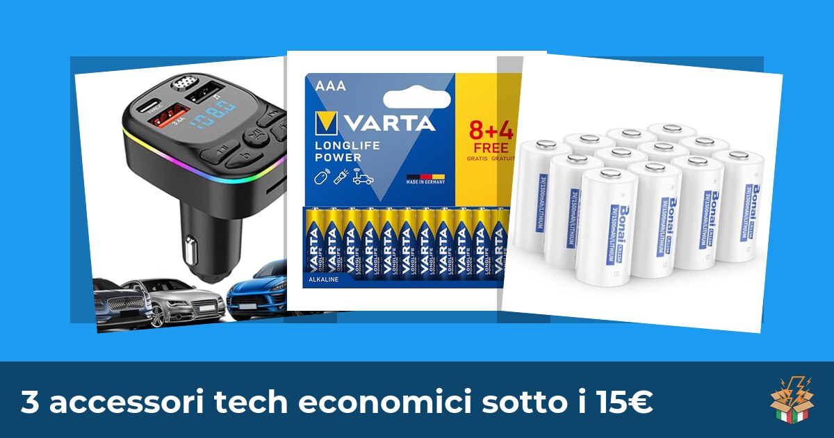 3 accessori tech economici sotto i 15€