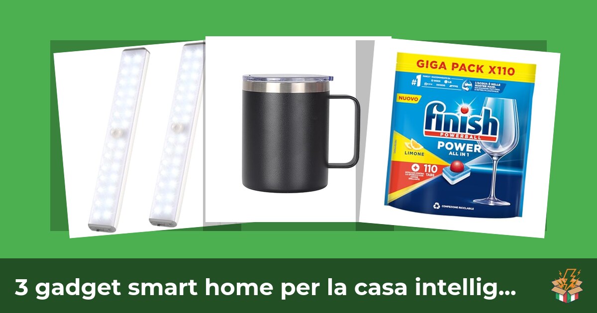 3 gadget smart home per la casa intelligente