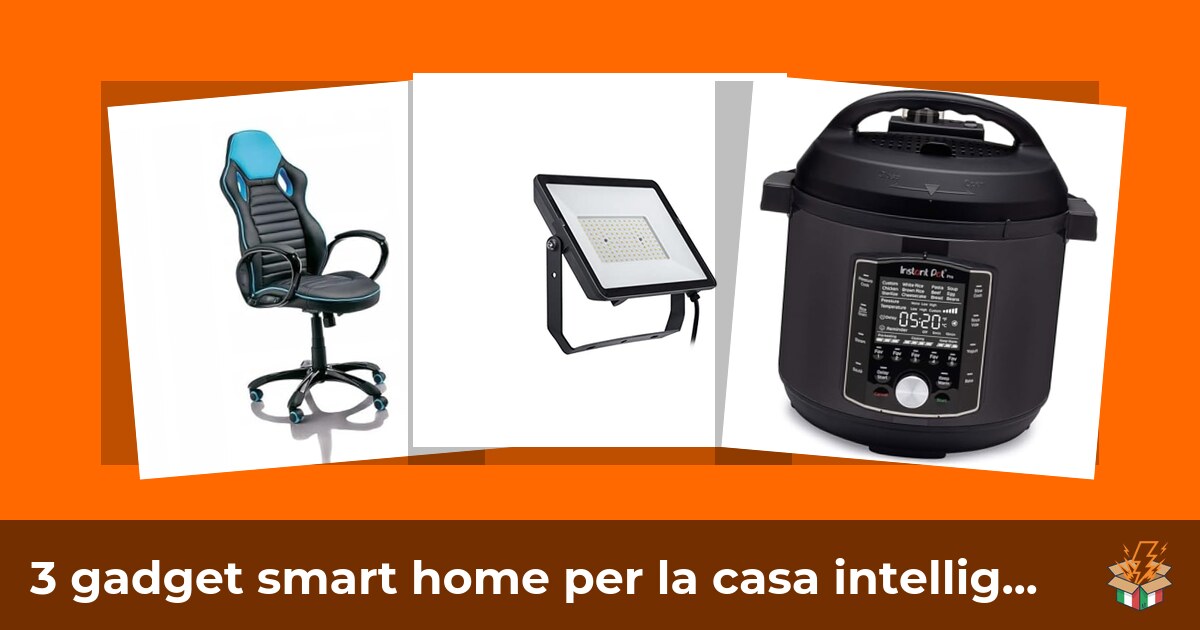 3 gadget smart home per la casa intelligente