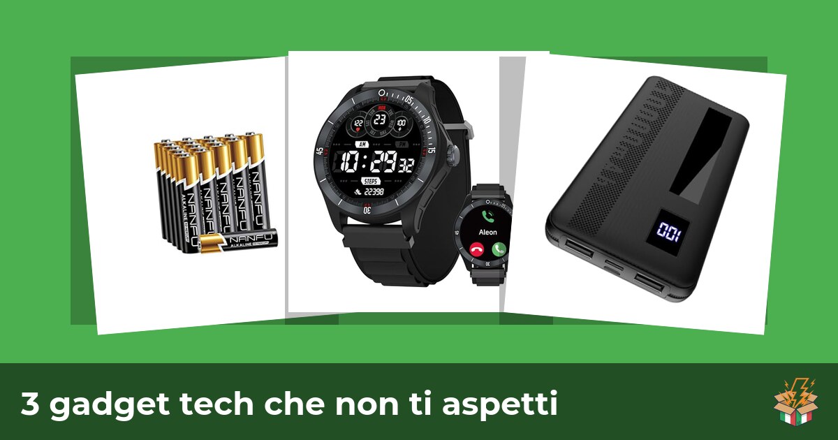 3 gadget tech che non ti aspetti