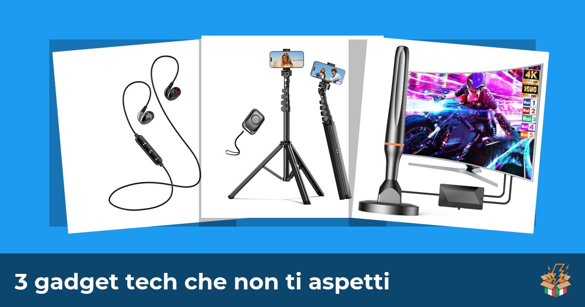 3 gadget tech che non ti aspetti