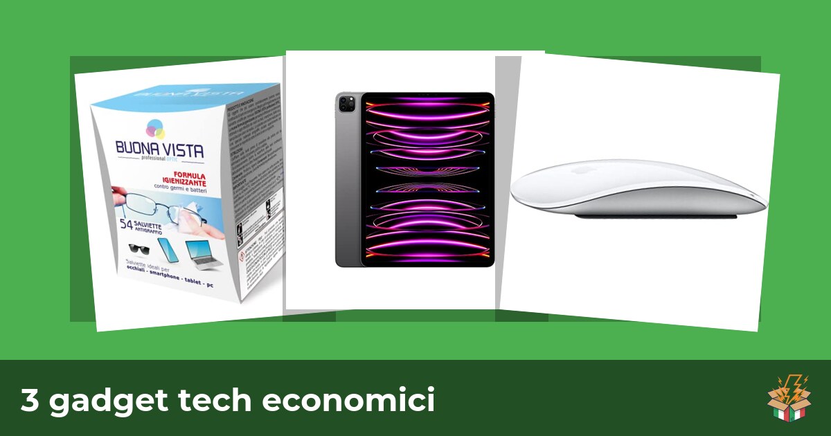 3 gadget tech economici