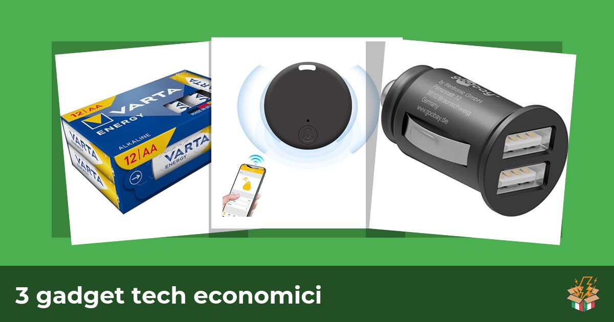 3 gadget tech economici