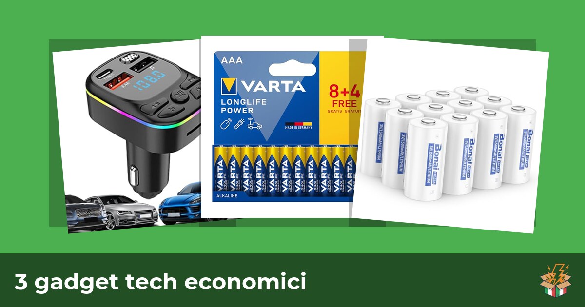 3 gadget tech economici