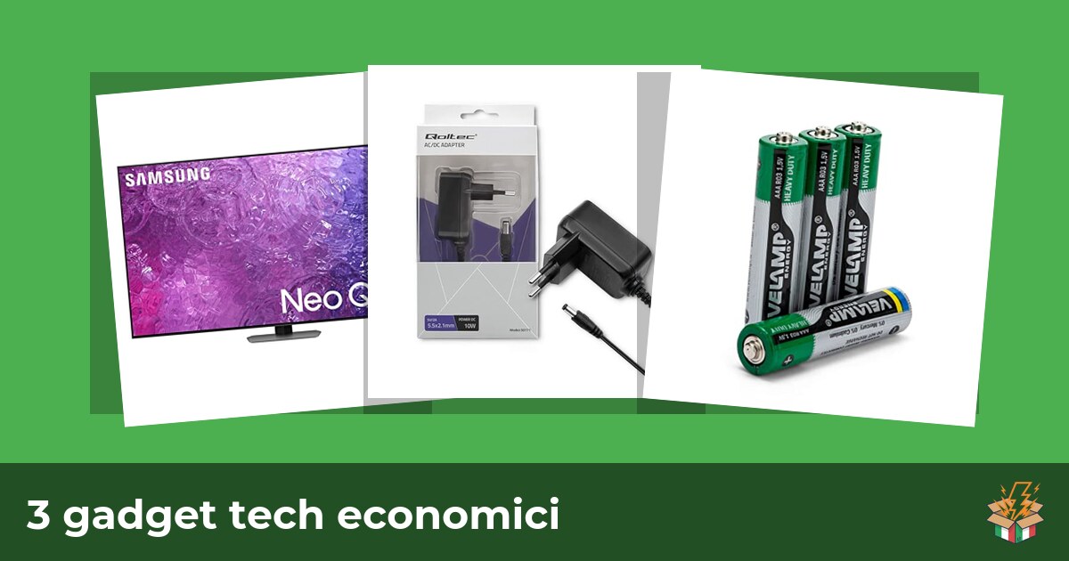 3 gadget tech economici