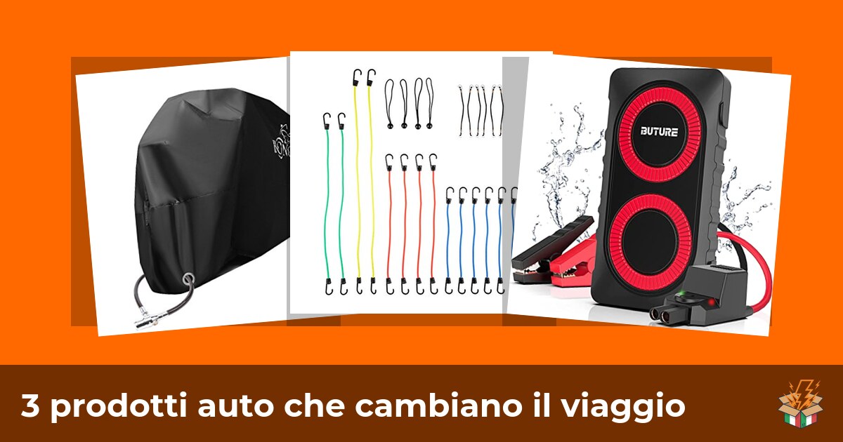 3 prodotti auto che cambiano il viaggio