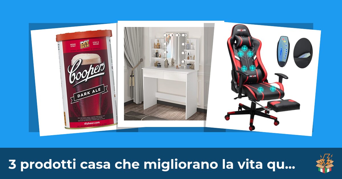 3 prodotti casa che migliorano la vita quotidiana