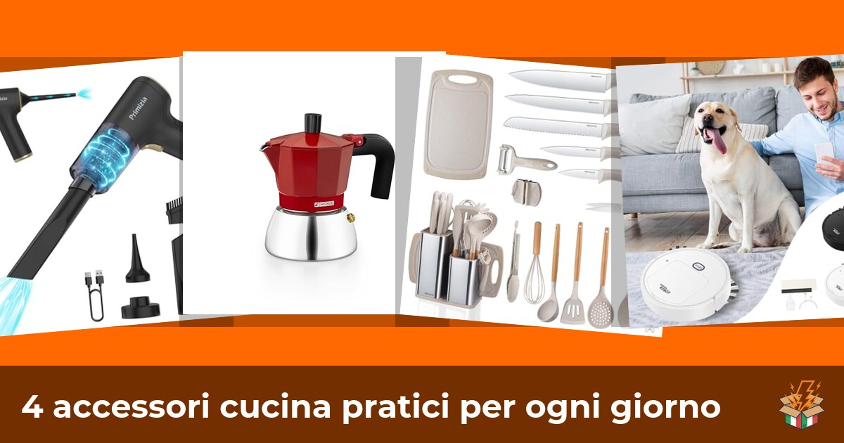 4 accessori cucina pratici per ogni giorno