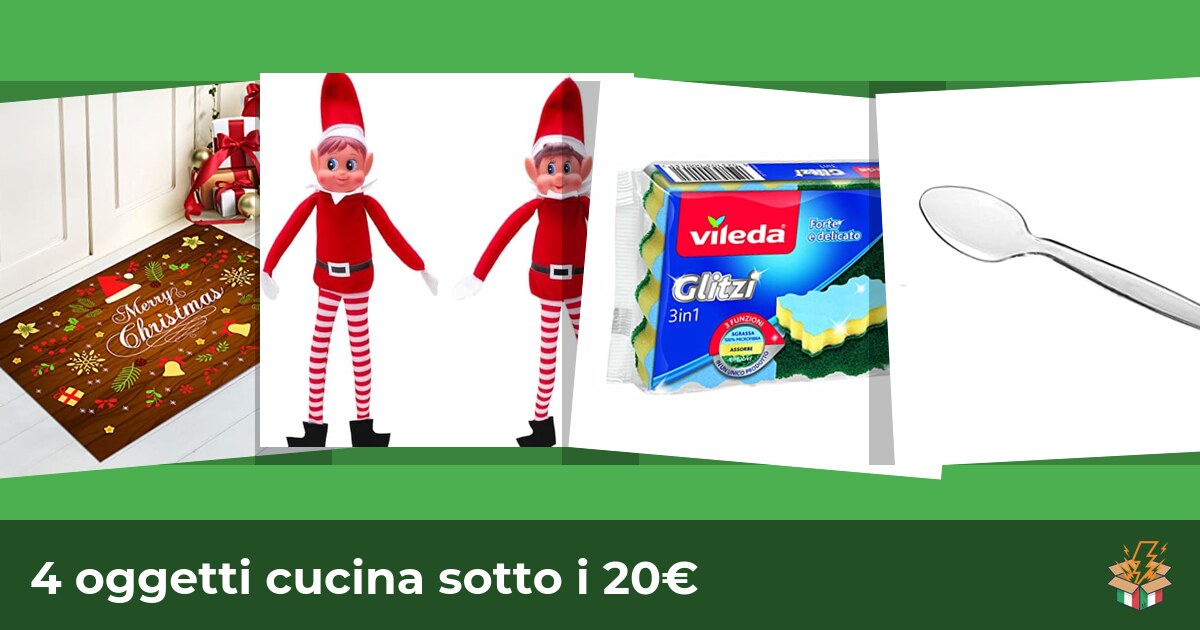 4 oggetti cucina sotto i 20€
