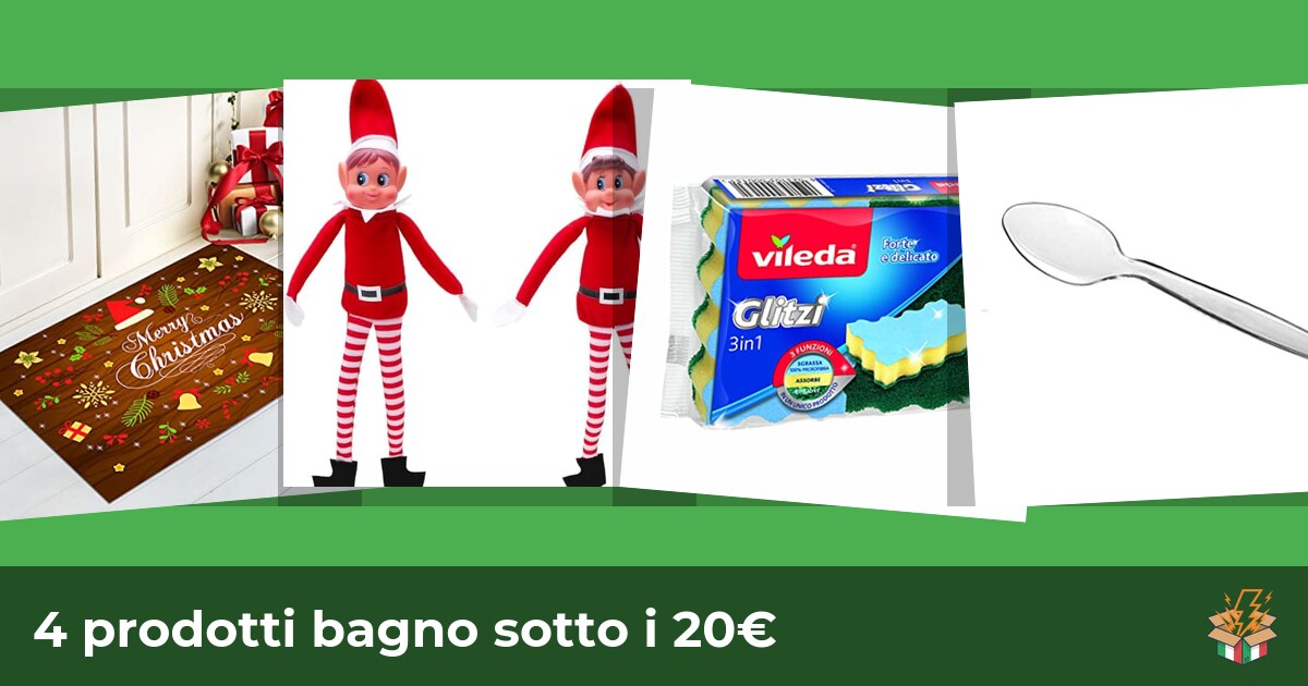 4 prodotti bagno sotto i 20€