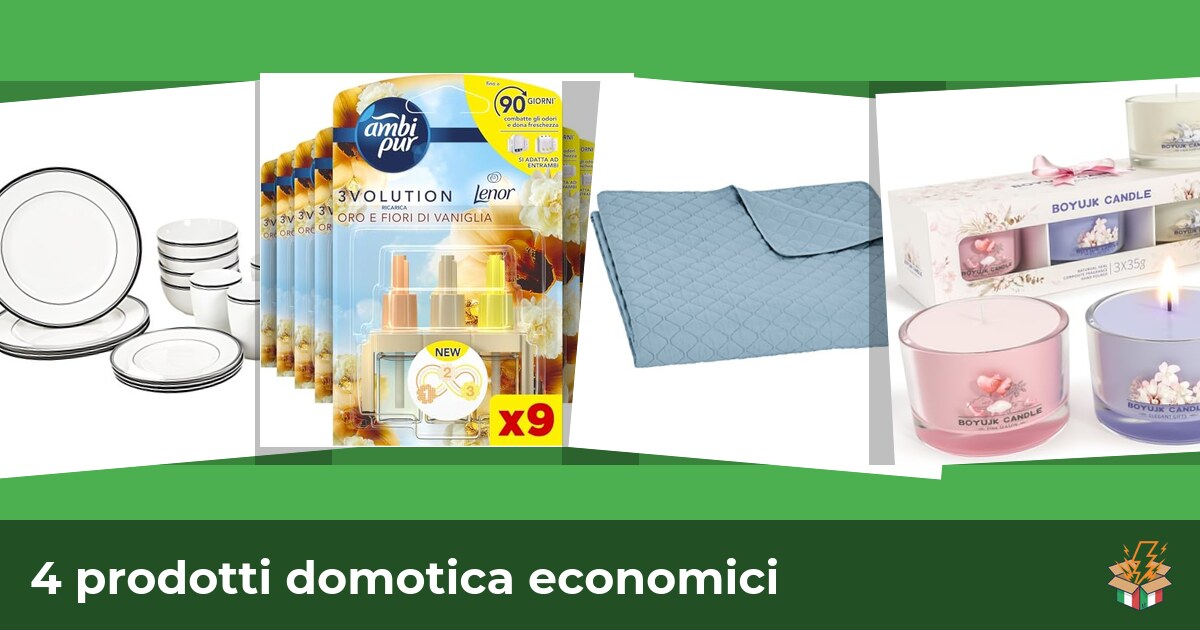 4 prodotti domotica economici