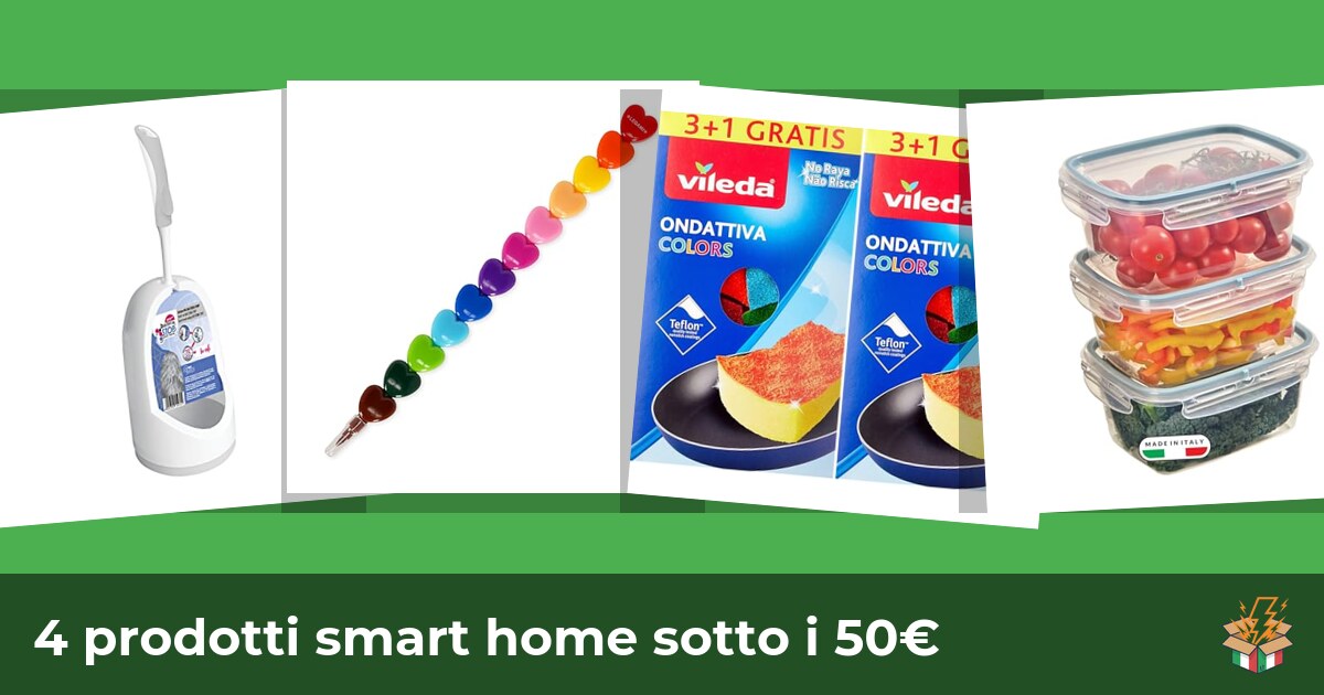4 prodotti smart home sotto i 50€
