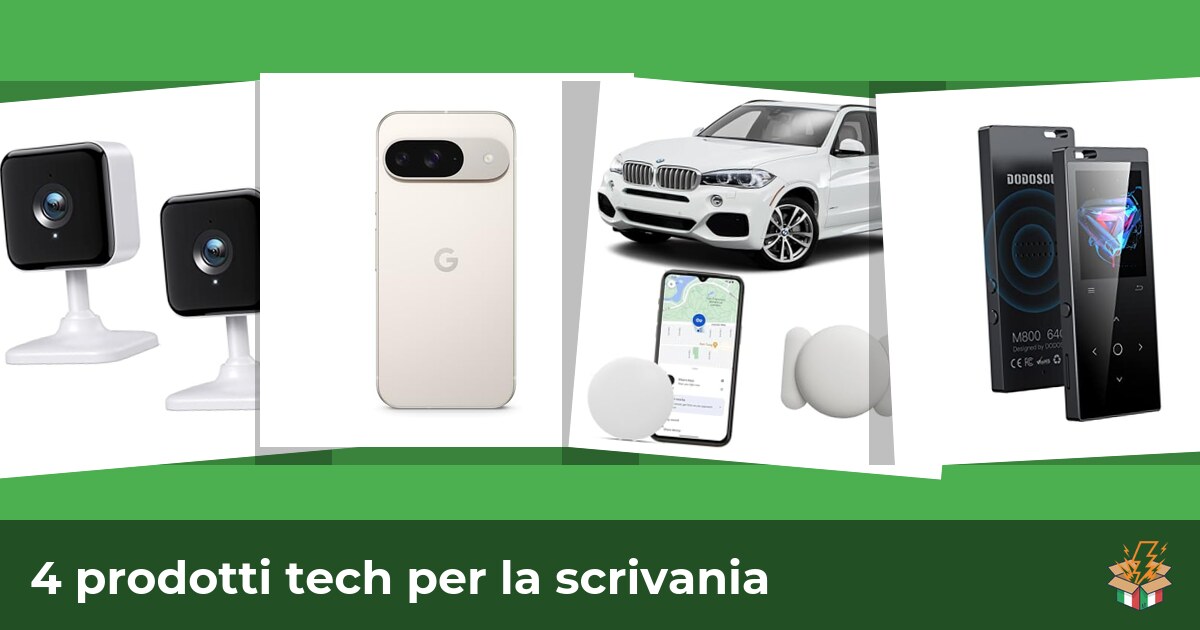 4 prodotti tech per la scrivania