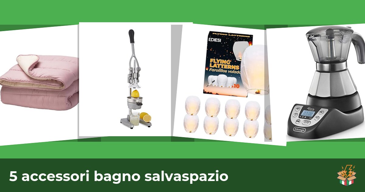 5 accessori bagno salvaspazio