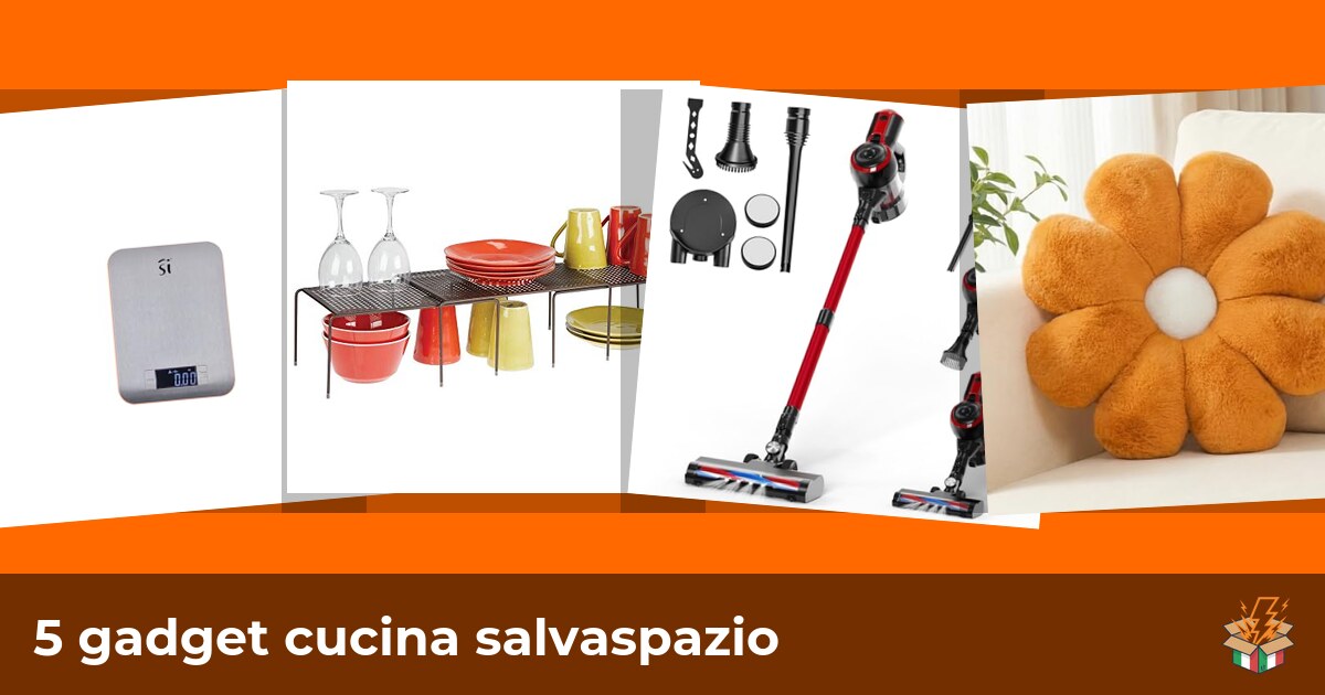5 gadget cucina salvaspazio