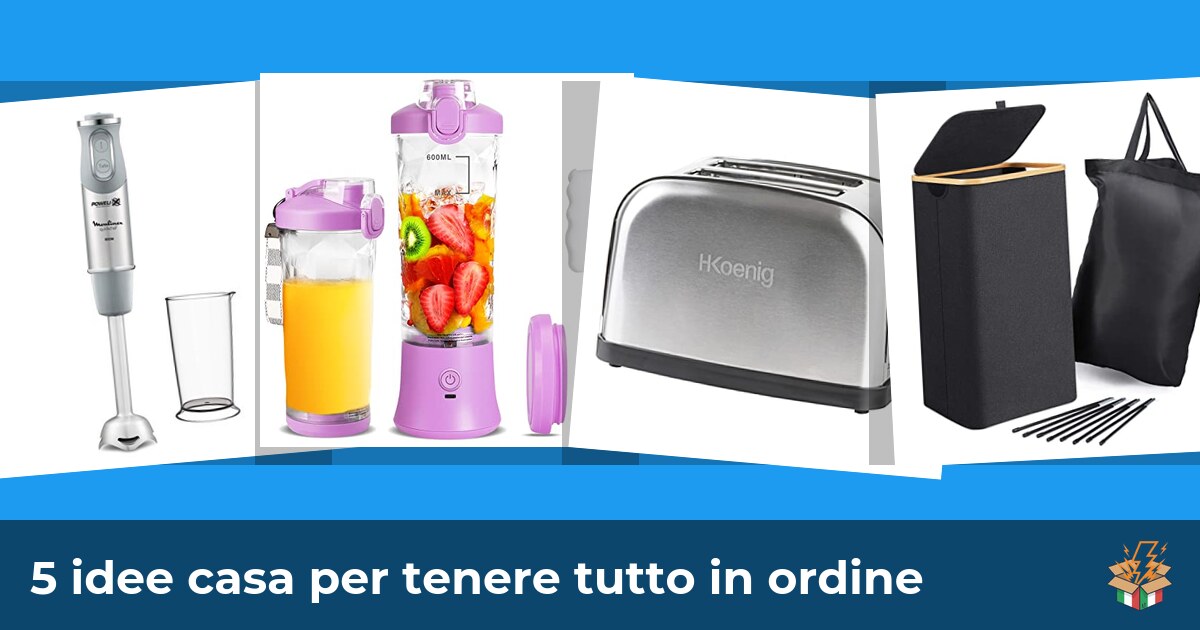 5 idee casa per tenere tutto in ordine