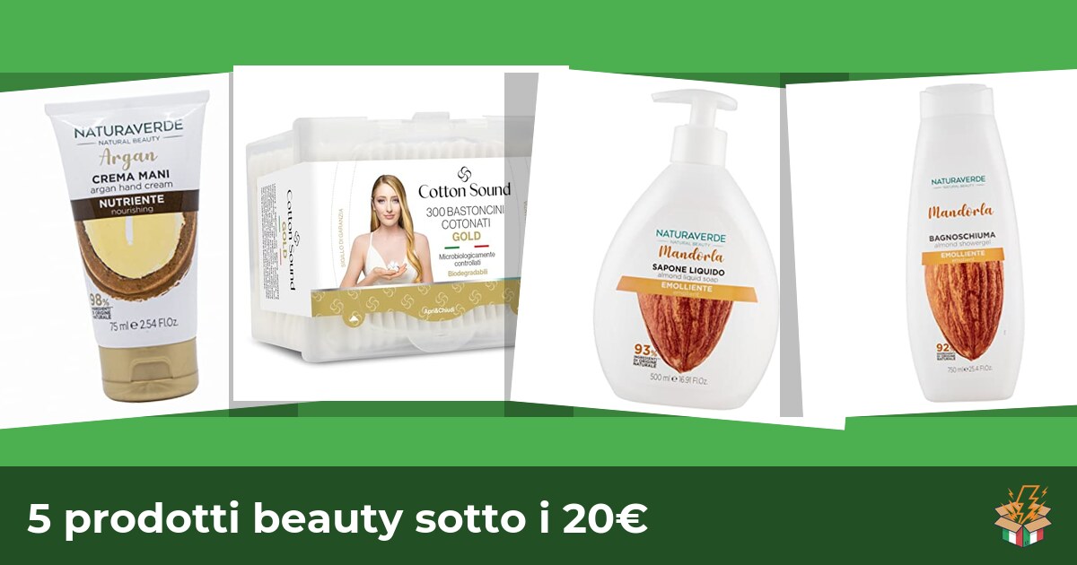 5 prodotti beauty sotto i 20€