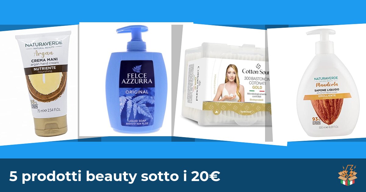 5 prodotti beauty sotto i 20€