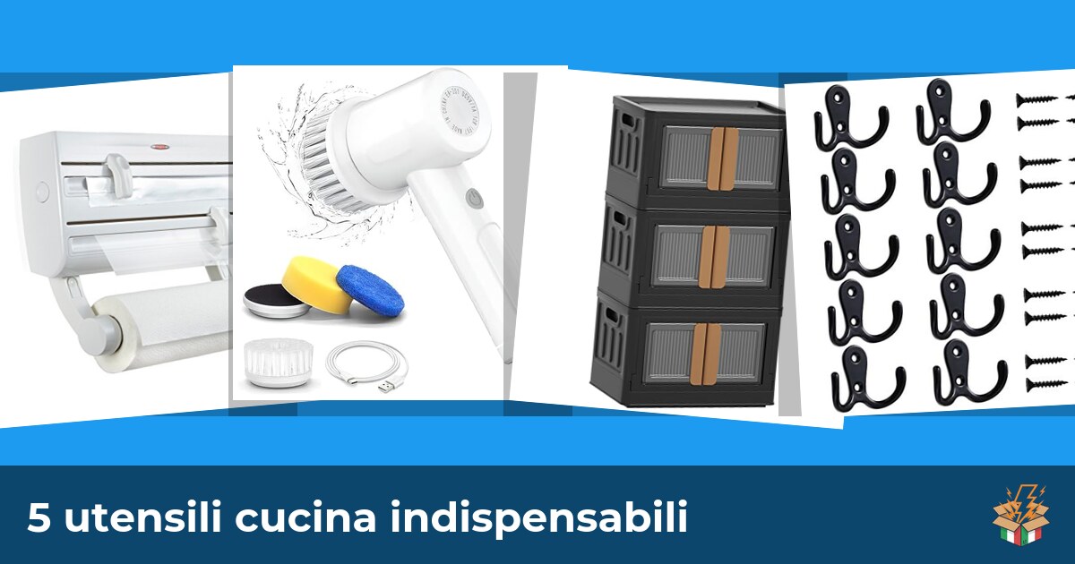 5 utensili cucina indispensabili