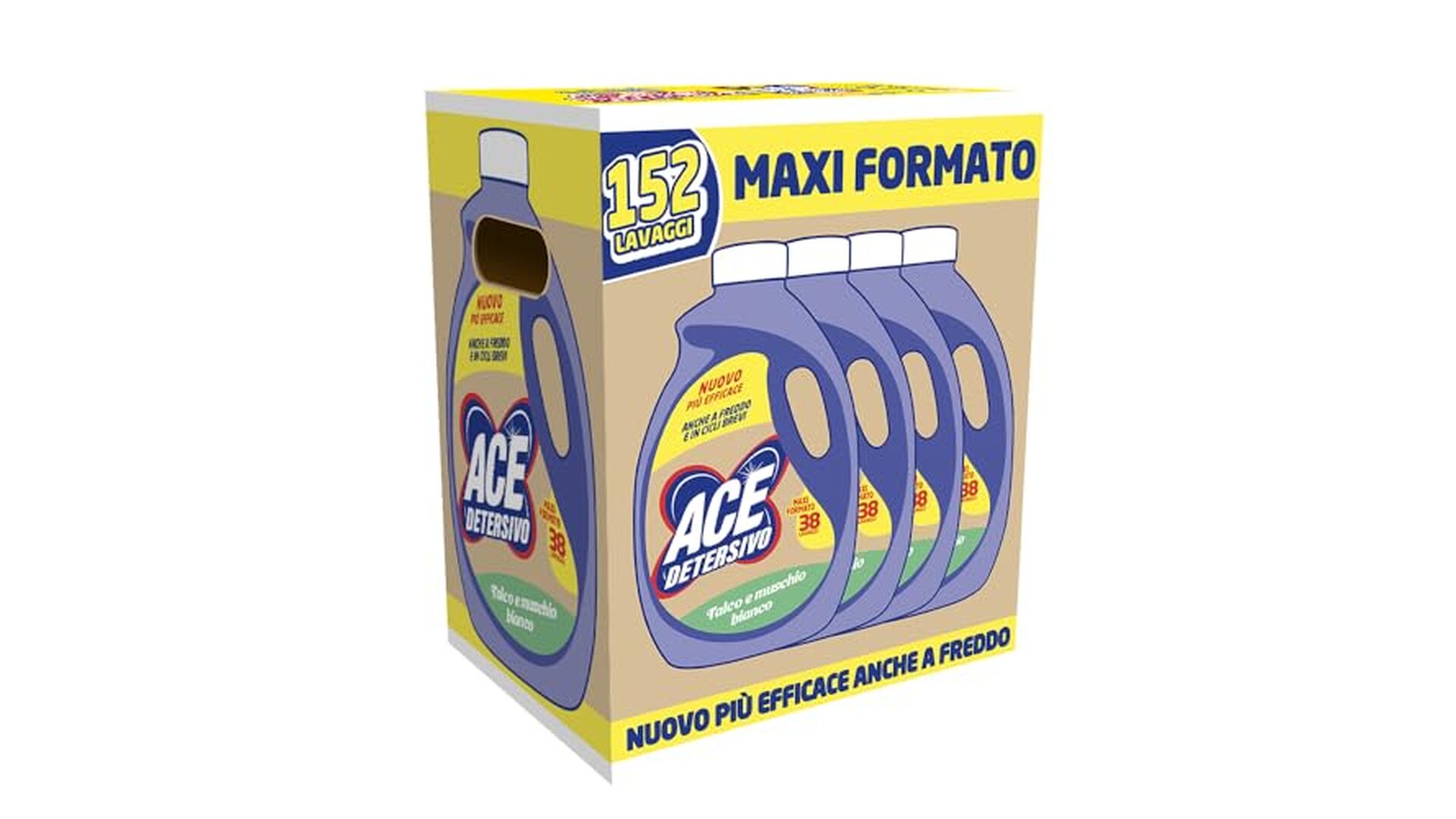 ACE Detersivo Igienizzante Talco e Muschio Bianco