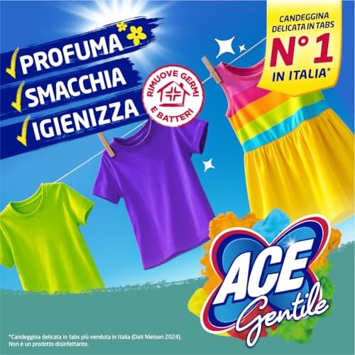 ACE Gentile 18 Tabs Idrosolubili Lavatrice - immagine 4