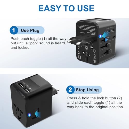 Adattatore Universale da Viaggio AOKBON 5 in 1 - immagine 7
