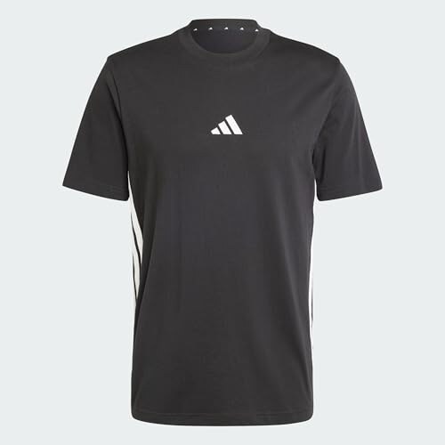 Adidas Essential T-Shirt Nero/Bianco Size S - immagine 5