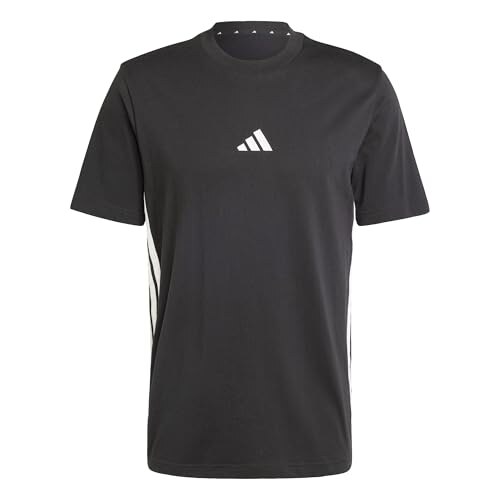 Adidas Essential T-Shirt Nero/Bianco Size S - immagine 6