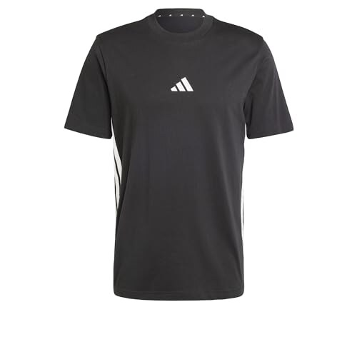 Adidas Essential T-Shirt Nero/Bianco Size S - immagine 9