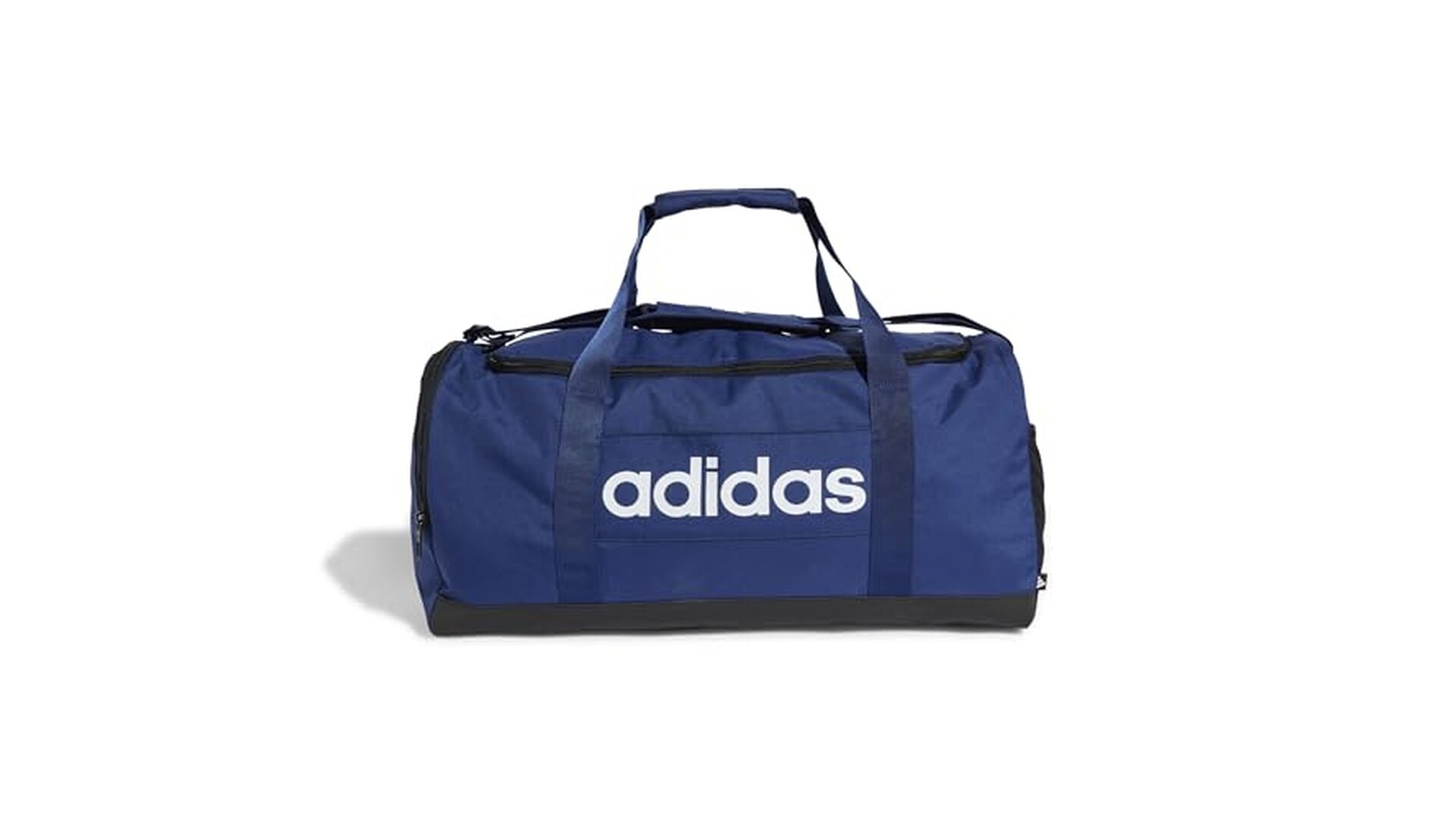 Adidas Essentials Linear Duffel Bag Blu Scuro e Bianco M
