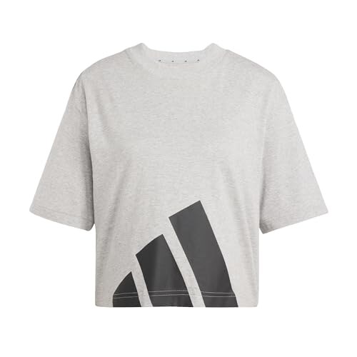 Adidas T-Shirt Donna Essentials Grigio M - immagine 6
