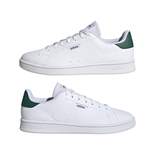 Adidas Urban Court Scarpe Uomo Bianche Verde 43 1/3 - immagine 5