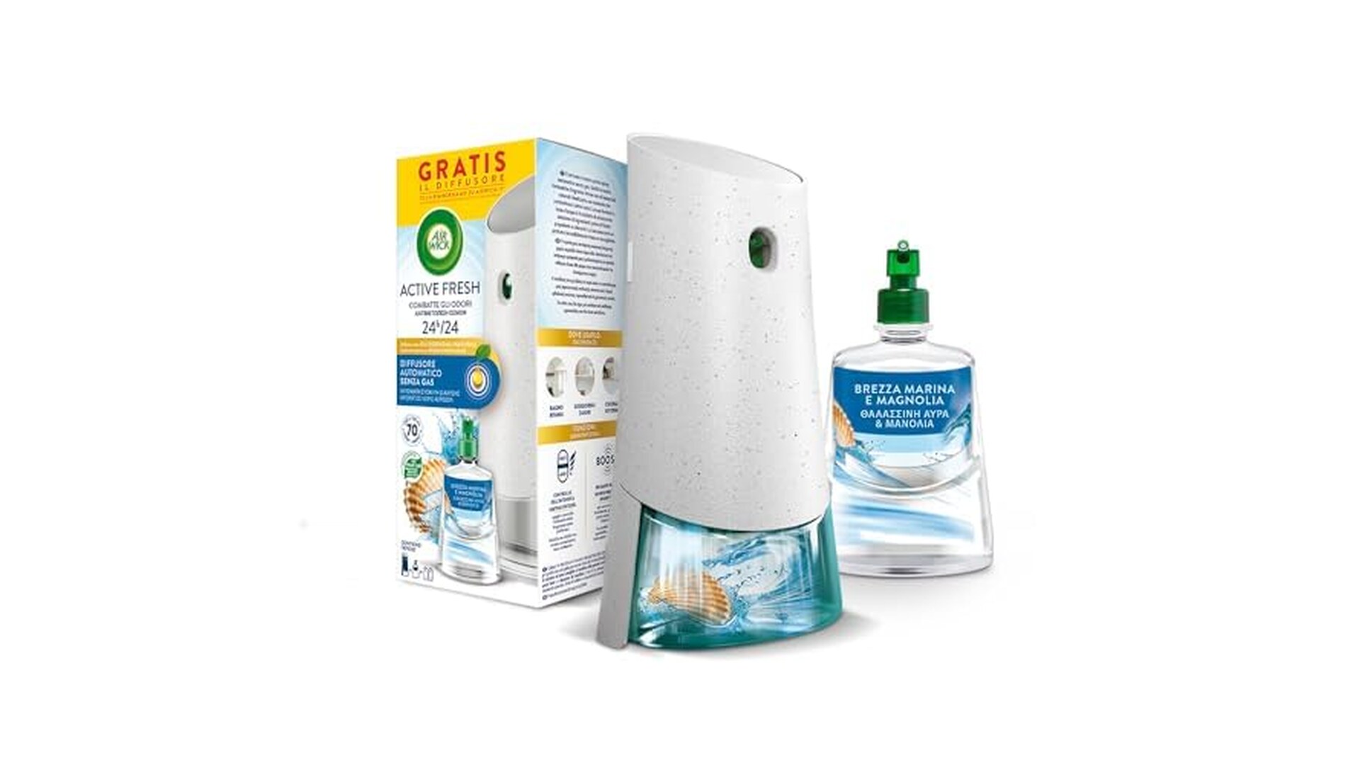 Airwick Diffusore Automatico Brezza Marina e Magnolia