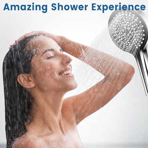 AIXMEET Soffione Doccia Risparmio Acqua 125mm - immagine 6