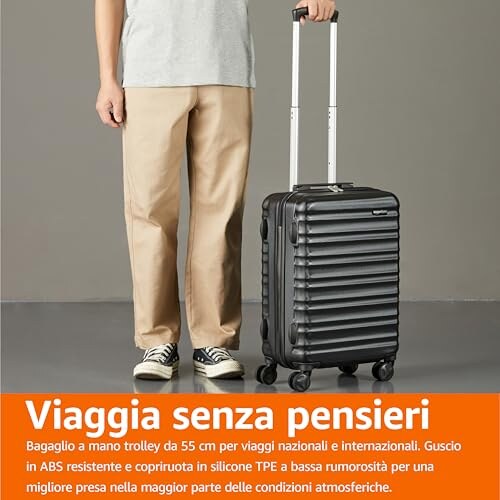 Amazon Basics Trolley Rigido Bagaglio a Mano - immagine 5