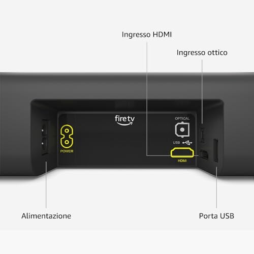 Amazon Fire TV Soundbar 2.0 con DTS Virtual:X - immagine 4