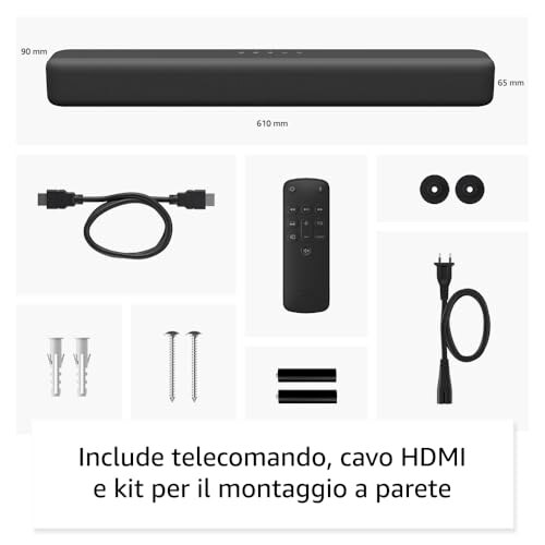 Amazon Fire TV Soundbar 2.0 con DTS Virtual:X - immagine 5