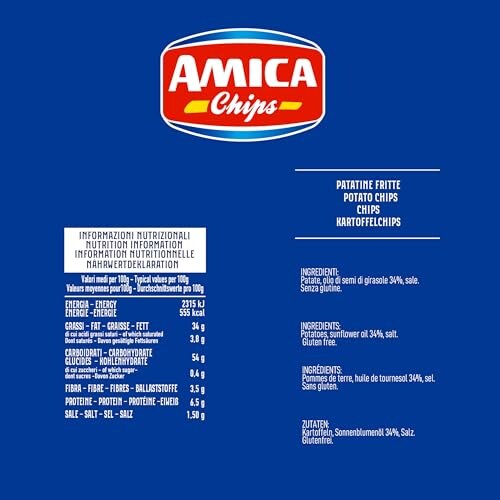 Amica Chips Patatine Classiche Senza Glutine - immagine 1