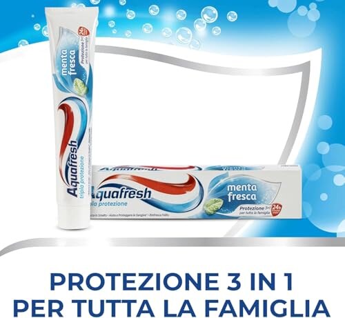 Aquafresh Dentifricio Tripla Protezione - immagine 1