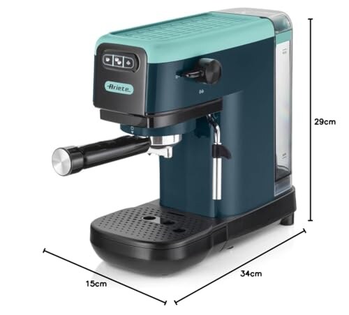 Ariete 1399 Macchina Caffè Espresso Light Aquamarine - immagine 9