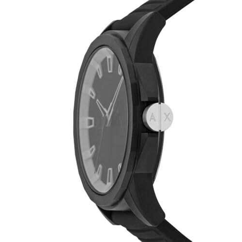 Armani Exchange Orologio Uomo Nero e Bianco 44mm - immagine 2