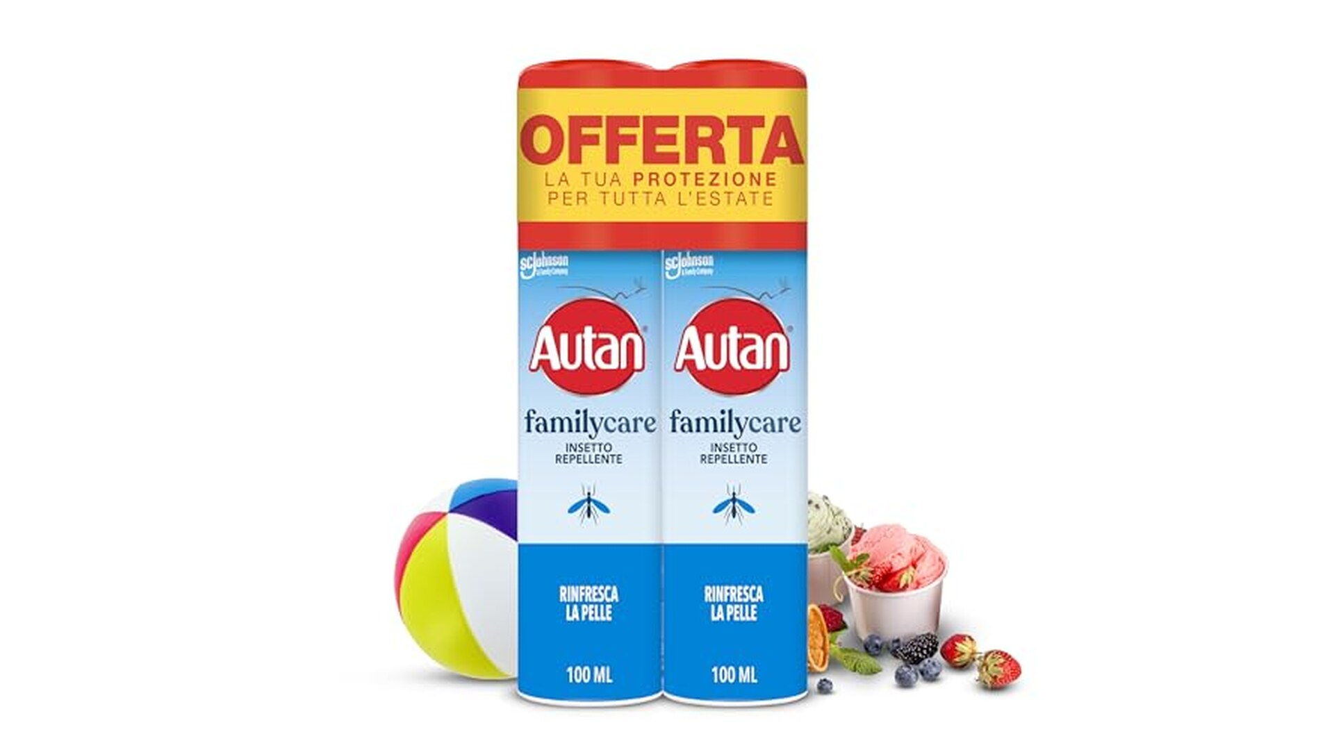 Autan Family Care Spray Antizanzare, Protezione 4 Ore