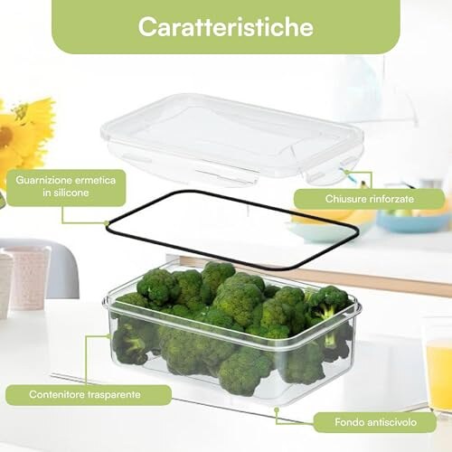 Baroni Home Set Contenitori Ermetici, 16 Pezzi - immagine 3