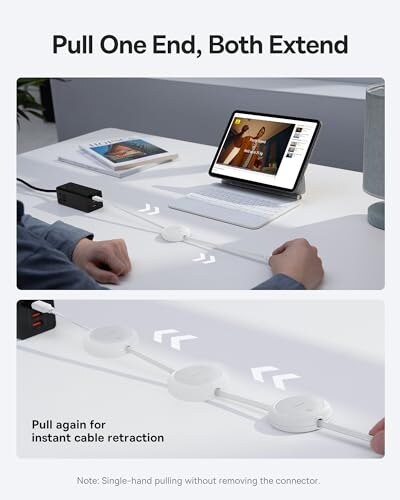 Baseus Cavo USB-C 60W PD 5A Retrattile - immagine 2