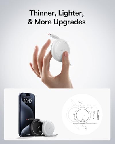 Baseus Cavo USB-C 60W PD 5A Retrattile - immagine 3