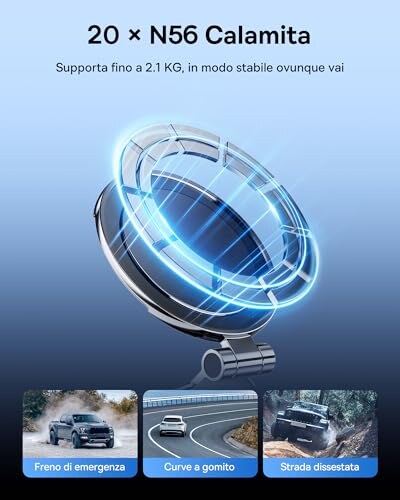 Baseus MagPro II Supporto Auto per Smartphone - immagine 1