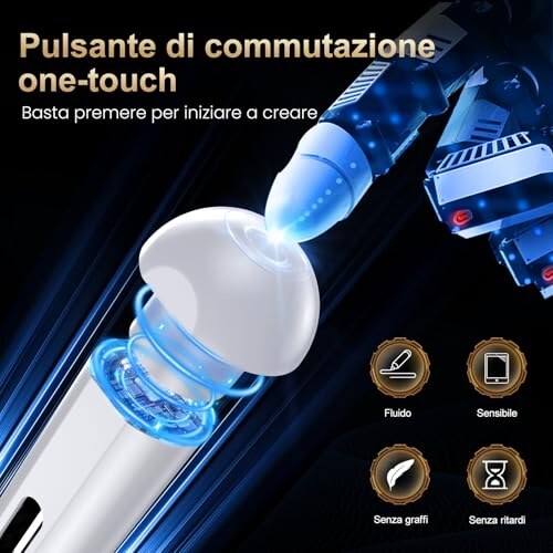 BAZO Penna per iPad con Ricarica Rapida e Palm Rejection - immagine 1