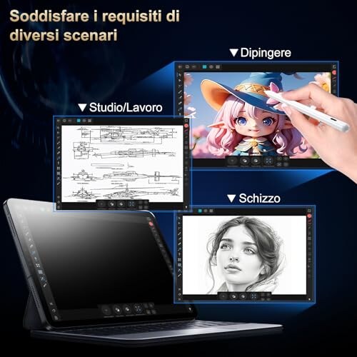 BAZO Penna per iPad con Ricarica Rapida e Palm Rejection - immagine 4