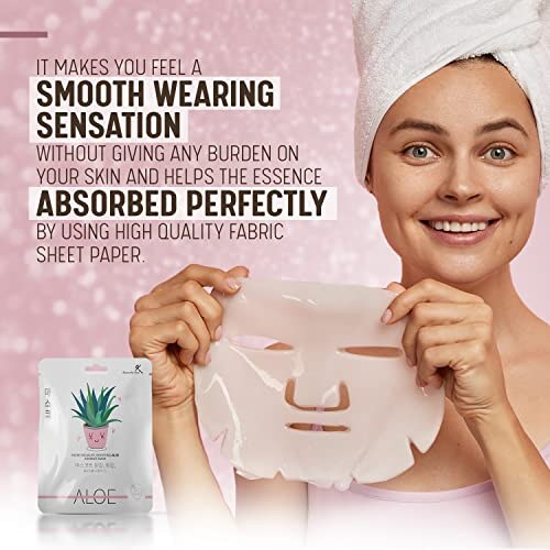 BeautyKei Maschera Viso Idratante Aloe Vera - immagine 3